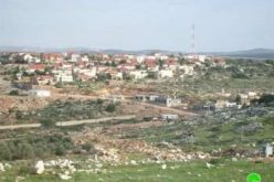 Israeli Colonial expansions on Deir Istiya village lands