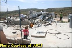 The Israeli Occupation Army demolished Three Houses and a Farm in Bethlehem and Salfit Governorates