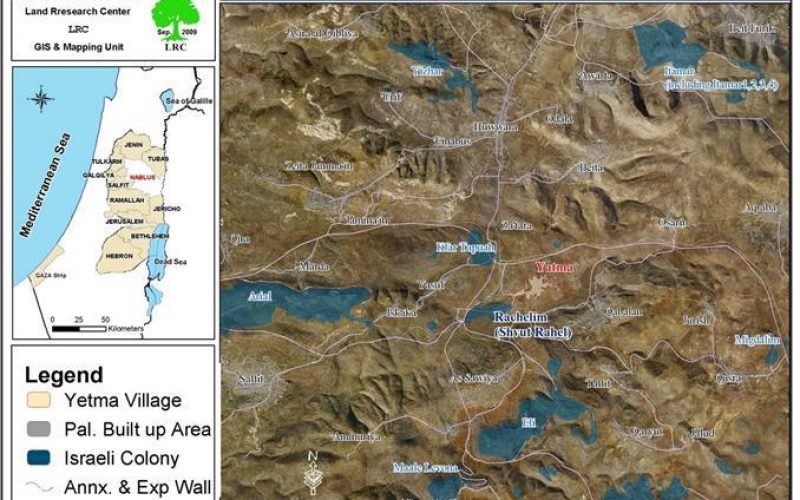 The Israeli Occupation Notifies 9 Houses in Yatma Village with halt of construction orders