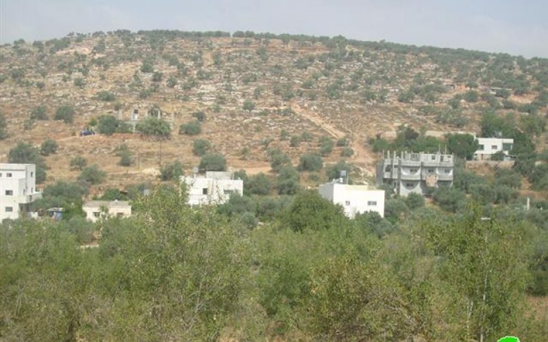 الاحتلال الإسرائيلي يخطر 9 منازل بوقف البناء في قرية يتما