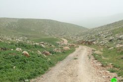 منع تأهيل  طريق يربط الخرب في سهل البقيعة  بمدينة طوباس