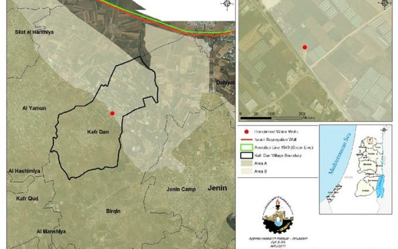 Demolished Water Wells in Kofor–Dan Village in Jenin District, an old new immoral method to cleanse out Palestinians