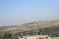 إخطار عائلتين بوقف البناء لمنشآتهم الزراعية في عرب الرماضين الجنوبي- محافظة قلقيلية