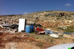 The Israeli Municipality in Jerusalem Demolishes a Residence and a Shack in Beit Hanina