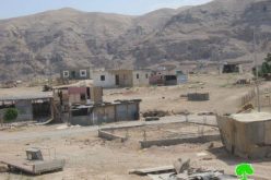 إخطار 11 عائلة بوقف العمل (بناء) في قرية فصايل / محافظة أريحا