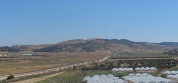 الاحتلال الإسرائيلي يخطر بالاستيلاء على ثلاثة دونمات زراعية بهدف توسعة حاجز الجلمة العسكري