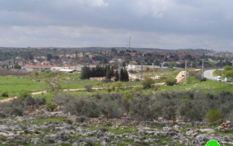 Announcement on turning more than 120 agricultural lands to lands used for colonial residential buildings in Ramallah