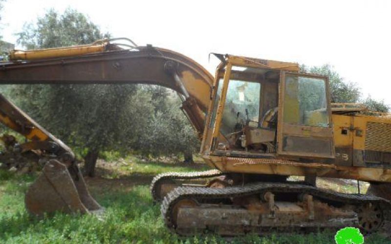 Setting 22 Dunums of Agricultural Lands Ablaze in Urif village -Nablus Governorate