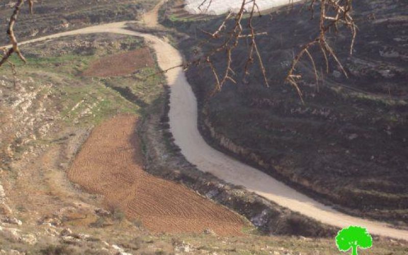 منع أهالي قريوت من استغلال 25 دونماً من أراضيهم الزراعية  في منطقة “الصراراة”