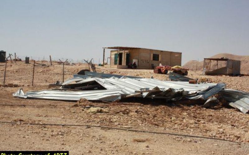 Wave of Israeli Demolition in An-Nwie’ma village North of the City of Jericho in the Jordan Valley