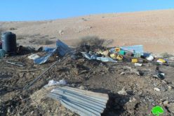 Demolishing 3 Agricultural and Residential Structures in Al Jiftlik village