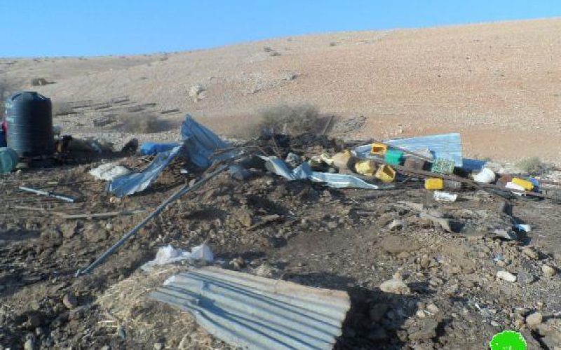 Demolishing 3 Agricultural and Residential Structures in Al Jiftlik village