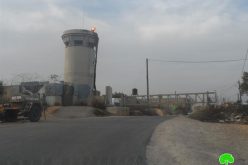 الاحتلال الإسرائيلي يغلق مدخل بلدة كفل حارس الجنوبي