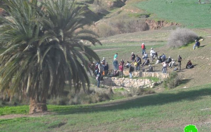 Miskiot colonists take over a water spring in Ein el-Hilweh