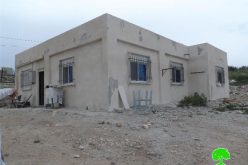 Stop-work  order on a residence in Battir  village