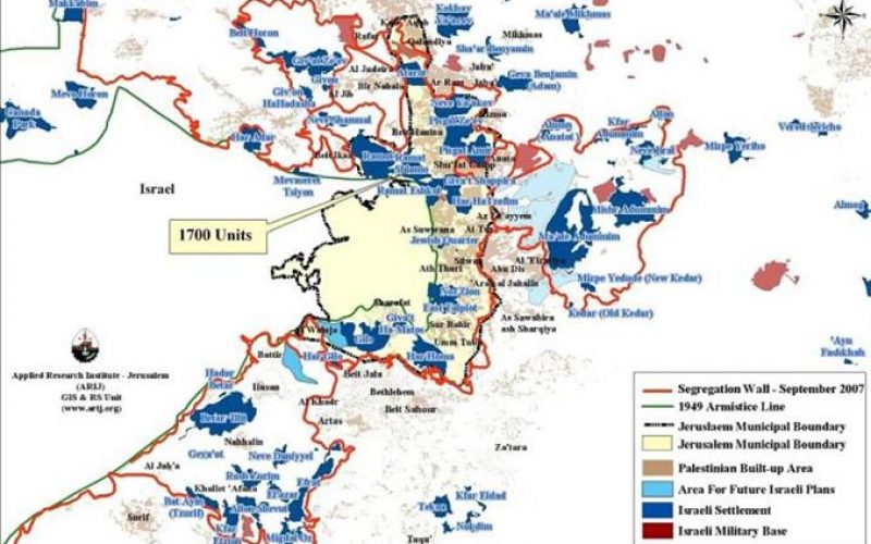 Confronting Peace! Israel gives the green light for more housing units in Israeli settlements in East Jerusalem