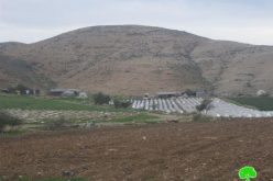 10 barracks ordered of stop work in Khirbet al-Hadidyeh
