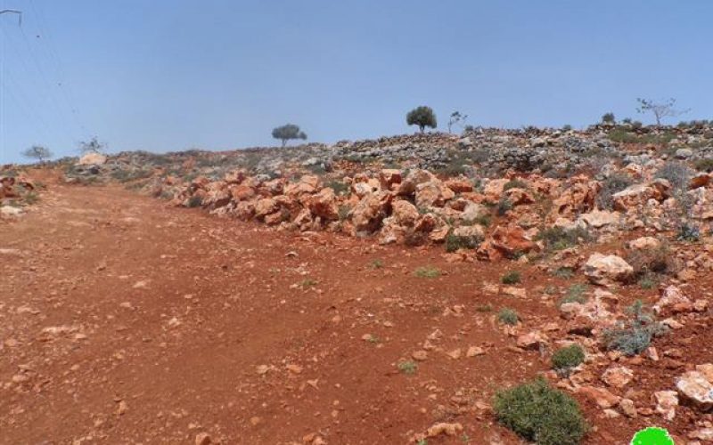 Demolition of retaining walls in Ramallah