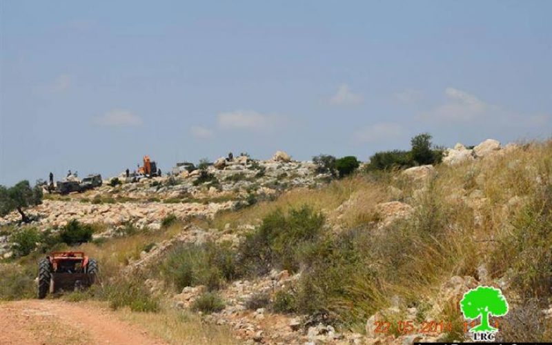 Preparations for Establishing a New Colony west of Salfit city