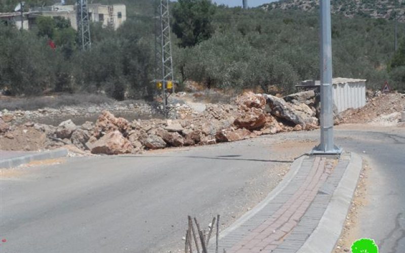 Enforcing Blockade of Deir Istiya Entrance – Salfit Governorate