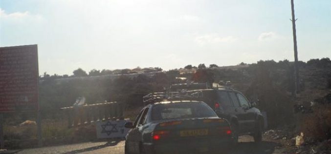 A new military checkpoint at Izbet Shofa