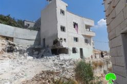 During a chase: the occupation demolishes a house in Qablan town- Nablus governorate