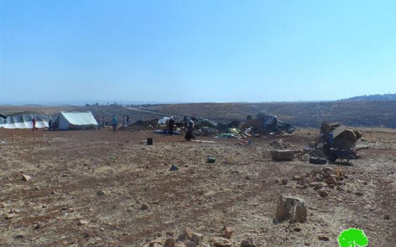 Six tents and a barn demolished in Ramallah