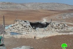 Four residential rooms demolished in Khirbet al-Tawil