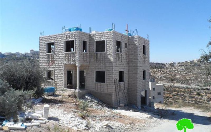 Demolition and stop work orders on residences in Beit Kahil