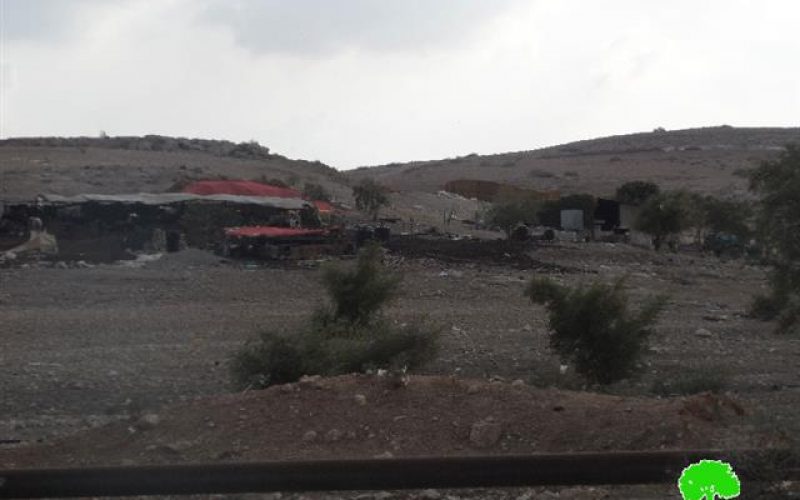 Notifying 10 Bedouin families with eviction under the pretext of holding military training in Tubas
