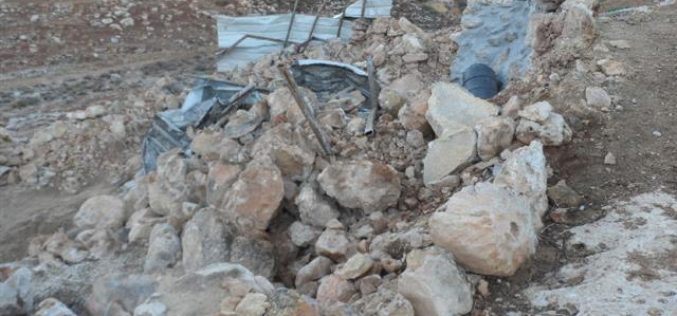 The Israeli occupation targets Khirbet al-Taweel with demolition again
