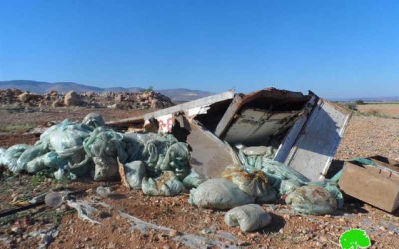 الاحتلال الإسرائيلي يهدم عدداً من الغرف السكنية في قرية بردلة