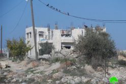 Stop-work orders on the Palestinian villages of al-Funduq and Jinsafut