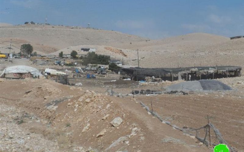 The Israeli military confiscates 4 residential rooms  from the Bedouin community of Arab al-Kaabna