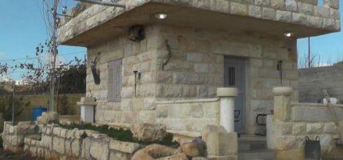 Stop-work orders on two agricultural rooms in Beit Ummar