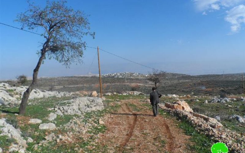 Demolition of  Retaining Walls in Qusra village , Nablus Governorate