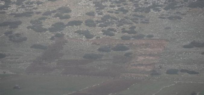 مصادرة مركبة وأسيجة زراعية وعدد زراعية في قرية التياسير / محافظة طوباس