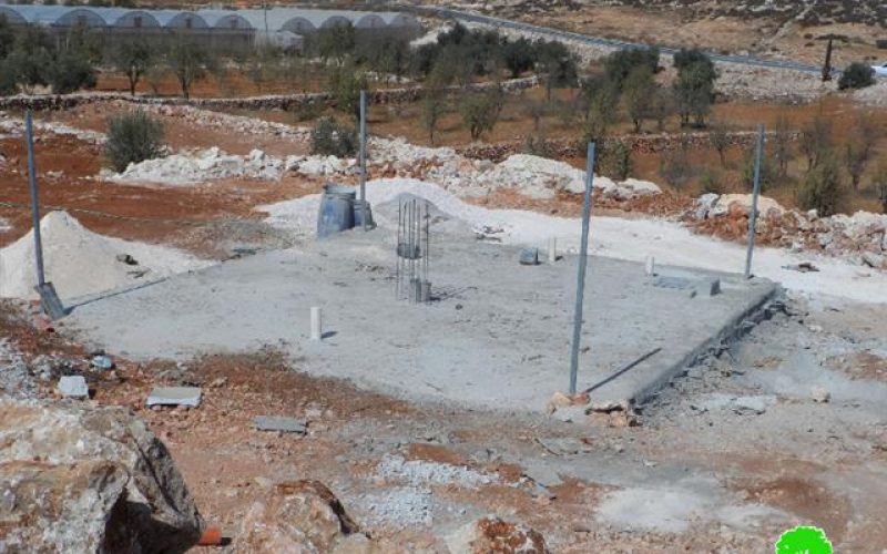 Demolition orders on 4 water cisterns carried out by Land Research Center in Hebron