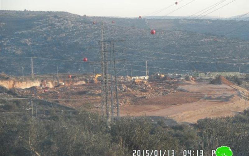 Emmanuel colony goes under expansion at the expense of Deir Istiya lands