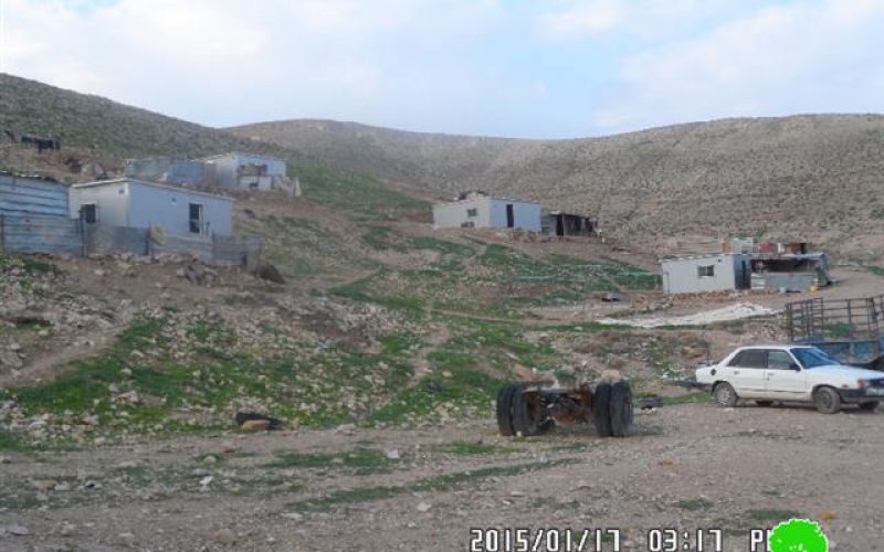 The Israeli occupation notifies the Bedouin community Arab al-Kabana with eviction