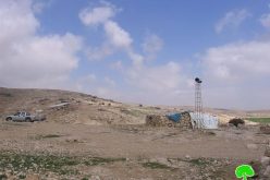 إخطارات بوقف العمل في 3 غرف للسكن بخربة جنبه شرق بلدة يطا / محافظة الخليل