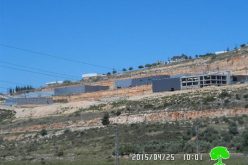 Expansion works on the industrial zone of Barkan colony at the expense of the Salfit villages of Haris and Bruqin