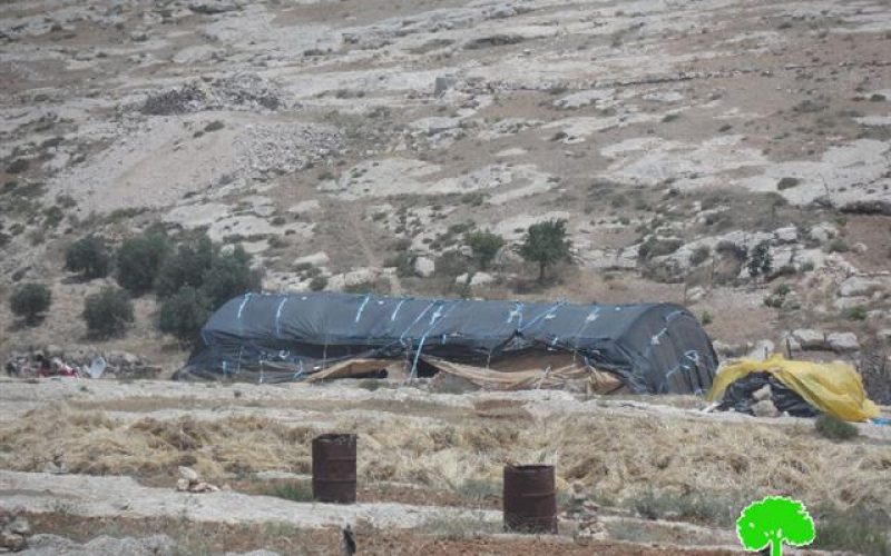 Stop-work and construction orders on agricultural and residential structures in Hebron