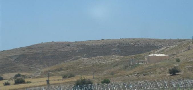 Israeli military trainings cause fire to 50 agricultural dunums of pastures in al-Himmih area