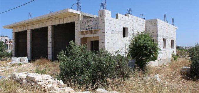 Stop-work orders in the Bethlehem village of Umm Salamona