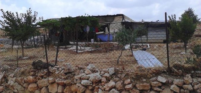 إخطارات بوقف البناء تطال مساكن 7 عائلات بدوية شرق قرية رمون
