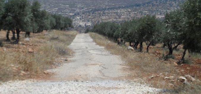 Itamar colonists ban surveying works in Aorta-Yanun road