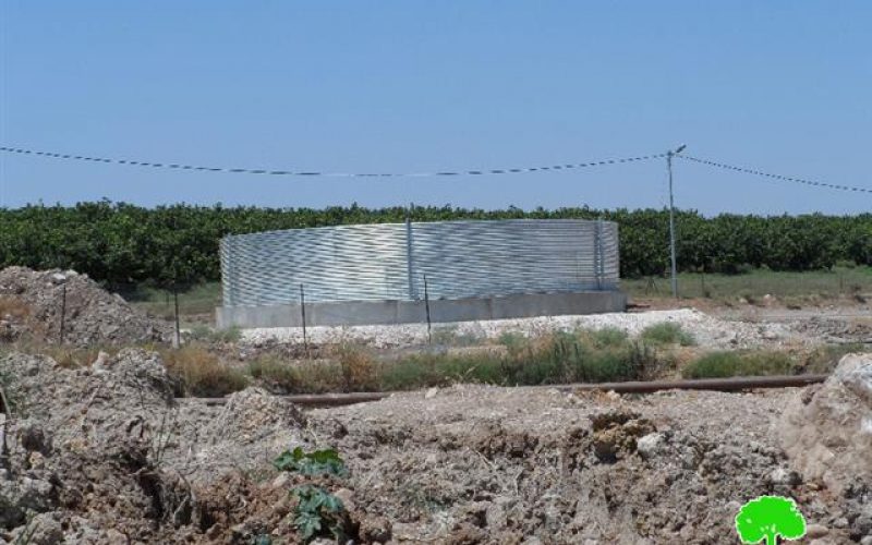 Stop-work orders on structures in the Tubas village of Ein Al-Beida