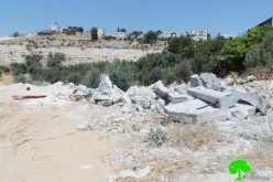 The Israeli occupation delivers 6 stop-work order in Bethlehem, demolishes a retaining wall and confiscates a caravan