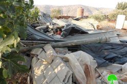 New demolitions in the northern Palestinian Jordan Valley (Al-Ghoor)